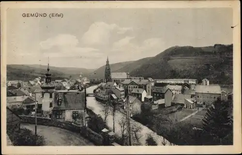 Ak Gemünd Schleiden in der Eifel, Ortspartie