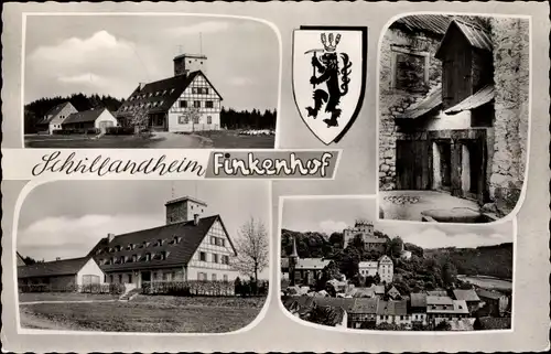 Ak Blankenheim an der Ahr Eifel, Schullandheim Finkenhof, Wappen