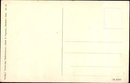 Ak Ohrdruf im Thüringischen Kreis Gotha, Stadtansicht, Flusspartie