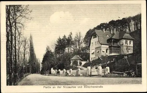 Ak Aachen Westfalen, Nizzaallee und Rütscherstraße