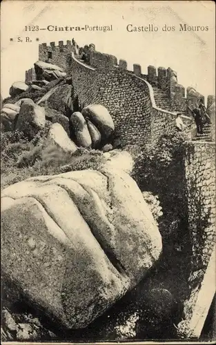 Ak Sintra Cintra Portugal, Castello dos Mouros