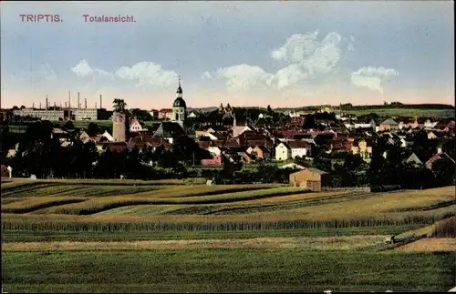 Ak Triptis in Thüringen, Gesamtansicht