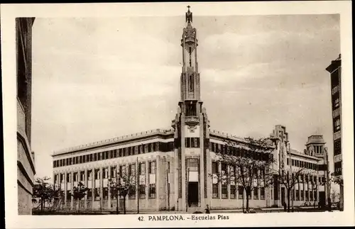 Ak Pamplona Navarra, Escuelas Pías