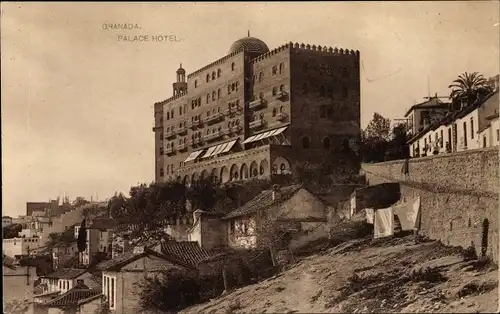 Ak Granada Andalusien Spanien, Palace Hotel