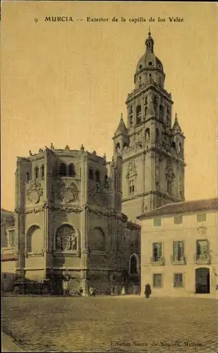 Ak Murcia Stadt Spanien, Exterior de la capilla de los Velez