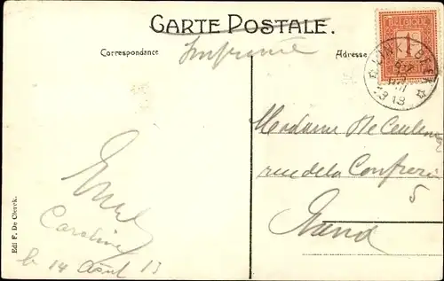 Ak Linkebeek Flämisch Brabant, Entrée de la vallée des artistes