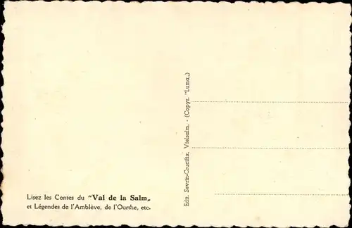 Ak Vielsalm Wallonien Luxemburg, Vue vers Grand Halleux