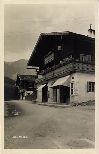 Ak Zell am See in Salzburg, Gebäude, Geschäft