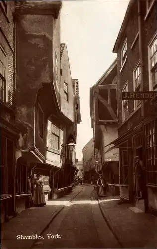 Ak York Yorkshire England, Shambles