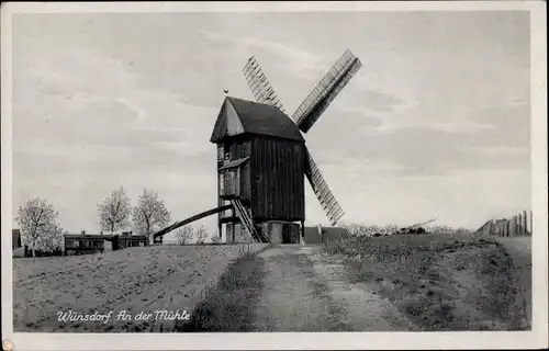 Ak Wünsdorf Zossen in Brandenburg, An der Mühle