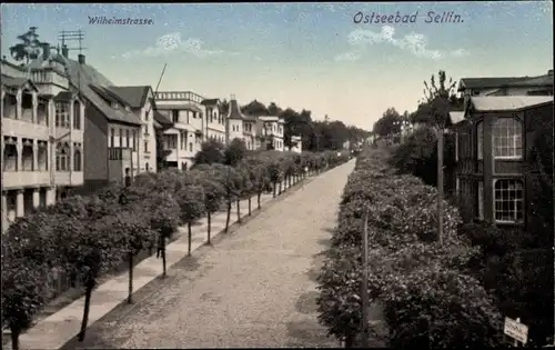 Ak Ostseebad Sellin Rügen, Wilhelmstraße