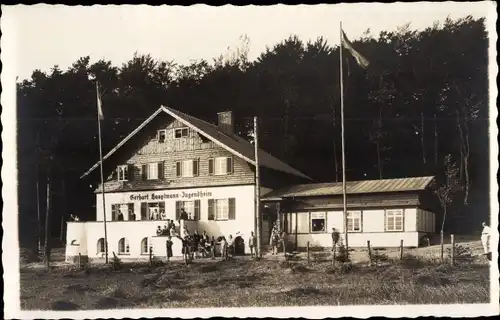 Foto Ak Ostseebad Sellin auf Rügen, Gerhart Hauptmann Jugendheim
