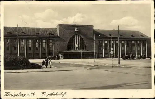 Ak Kaliningrad Königsberg Ostpreußen, Hauptbahnhof