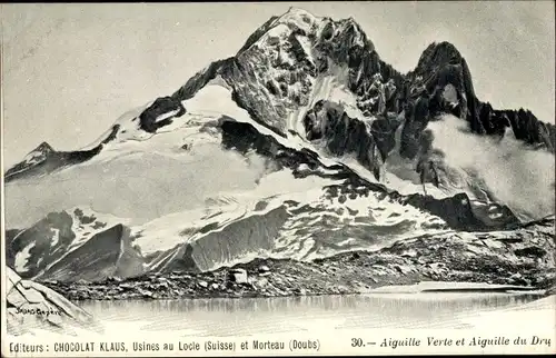 Ak Mont Blanc Haute Savoie, Aiguille Verte et Aiguille du Dru
