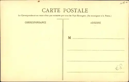 Ak Casablanca Marokko, Croix Rouge Francaise, Campagne du Maroc 1907