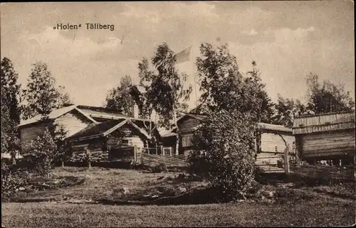 Ak Tällberg Schweden, Holen, Ortsansicht