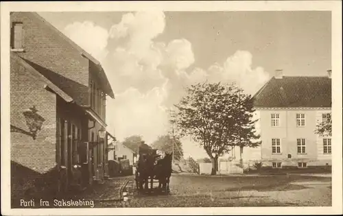 Ak Saxkjøbing Sakskøbing Dänemark, Ortsansicht