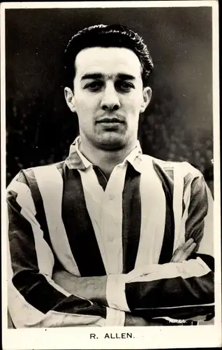 Ak Fußballer Ronnie Allen, West Bromwich Albion's 1954 Cup Final