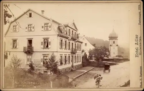 Kabinett Foto Hinterzarten im Schwarzwald, Hotel Adler