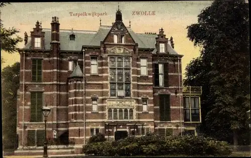 Ak Zwolle Overijssel Niederlande, Terpelwijkpark, Gebäude