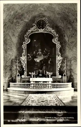 Ak Stora Skedvi Schweden, Kyrka