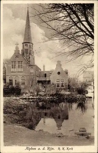 Ak Alphen aan den Rijn Südholland, R.K. Kerk