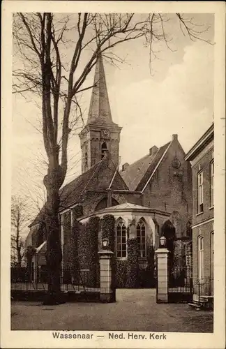 Ak Wassenaar Südholland Niederlande, Ned. Herv. Kerk