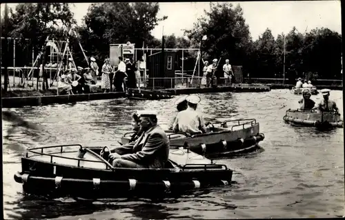 Ak Oud Valkeveen Südholland, Wasserpartie, Boote