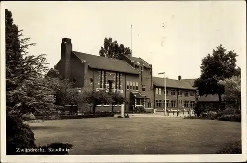 Ak Zwijndrecht Südholland Niederlande, Raadhuis