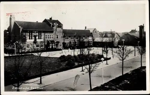 Ak Zwijndrecht Südholland Niederlande, Raadhuis