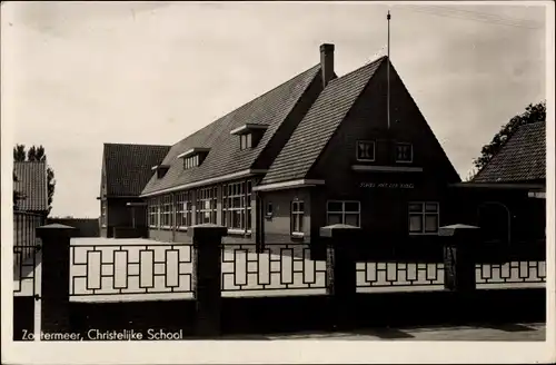 Ak Zoetermeer Südholland, Christelijke School