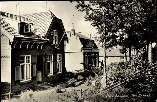 Ak Den Bommel Südholland, Chr. School