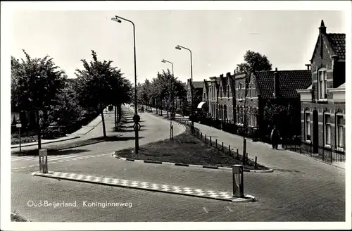 Ak Oud Beijerland Südholland, Koninginneweg