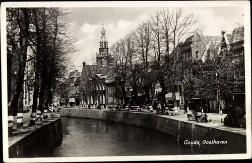 Ak Gouda Südholland Niederlande, Oosthaven