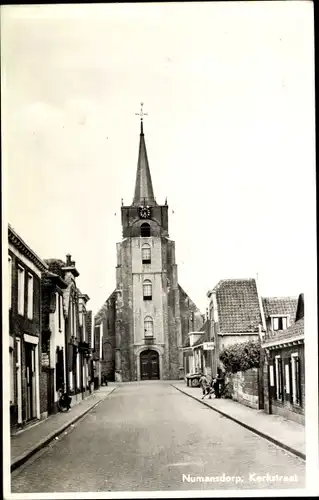 Ak Numansdorp Südholland Niederlande, Kerkstraat