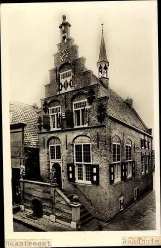 Ak Haastrecht Südholland, Raadhuis