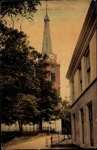 Ak Hillegom Südholland Niederlande, Prot. Kerk