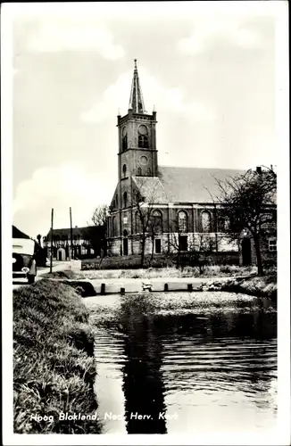 Ak Hoogblokland Südholland, Ned. Herv. Kerk