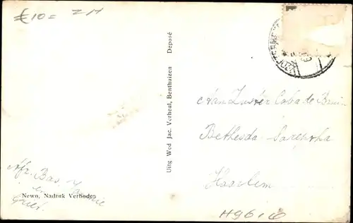 Ak Benthuizen Südholland, Ned. Herv. Kerk