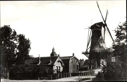 Ak Leerdam Südholland, Korenmolen