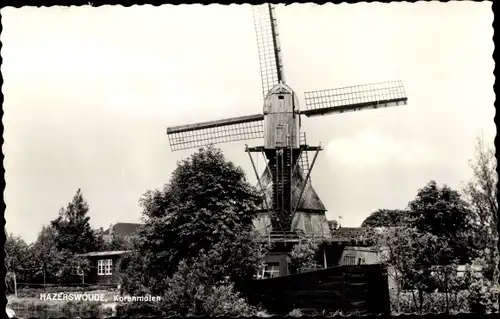 Ak Hazerswoude Dorp Südholland, Korenmolen, Windmühle