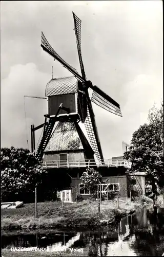 Ak Hazerswoude Dorp Südholland, Korenmolen