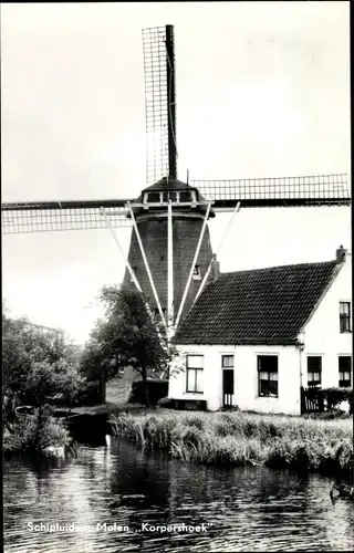 Ak Schipluiden Südholland Niederlande, Molen Korpershoek