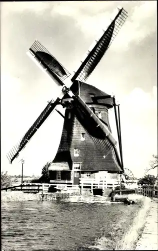 Ak Zwammerdam Südholland, Molen