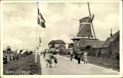 Ak Harderwijk Gelderland, Molen De Hoop