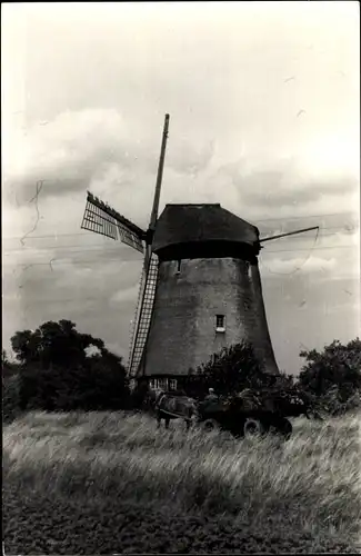 Foto Ak Kortenhoef Nordholland, Watermolen