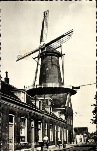 Ak Vlaardingen Südholland, Kortedijk, Molen