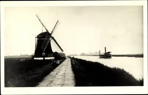 Ak Marken Nordholland Niederlande, De Spin, Windmühle