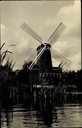 Ak Numansdorp Südholland Niederlande, Molen