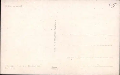 Künstler Ak Malarstwo polskie, Landschaft mit Elch